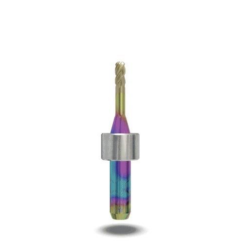 Dental burr - CT.TTN.T4.30.6.150.45.R.R6 - Alien Tools GmbH - carbide / titanium / coating