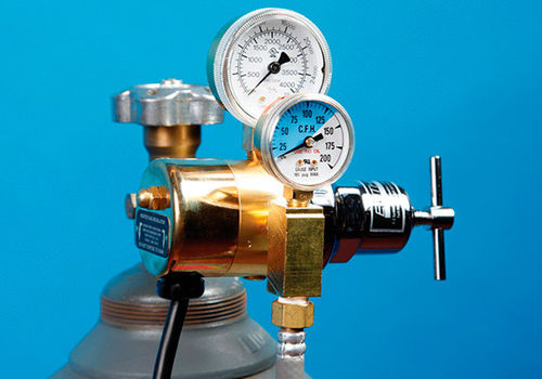 CO2 pressure regulator - EA-285 - Euthanex - for animal research / high-flow