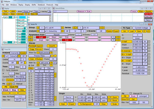 Analysis software - FITMASTER - HEKA - medical / for research / laboratory