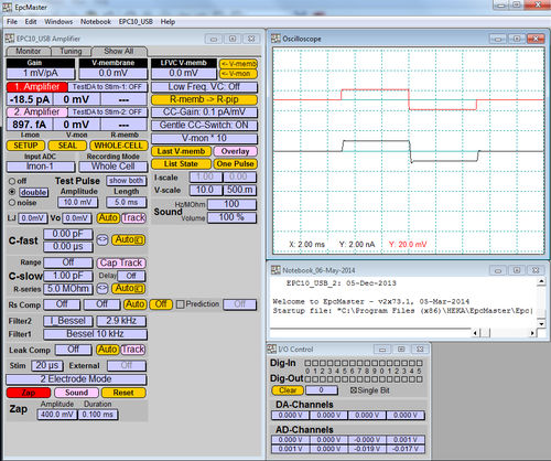 Control software - EPCMaster - HEKA - for research / laboratory