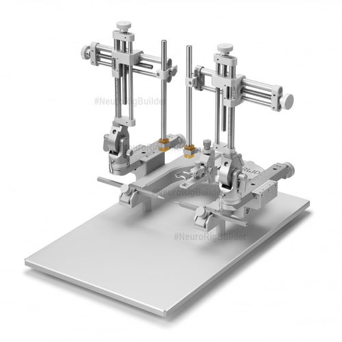 Rodent laboratory stereotactic frame - 68U002 - UNO Life Science Solutions - bench-top / 2-tower