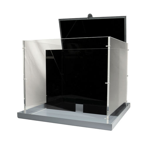 Light/dark anxiety test animal research cage - 47442 - Ugo Basile - for mice / modular