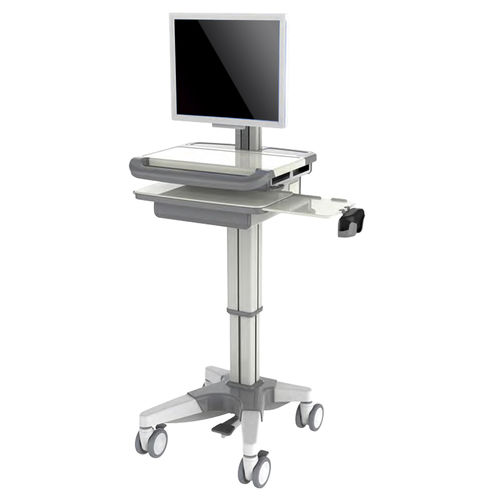 Tablet PC computer cart - HS-T-13 - Shandong HESOURCE Medical Equipment - accessories / height-adjustable / with drawer