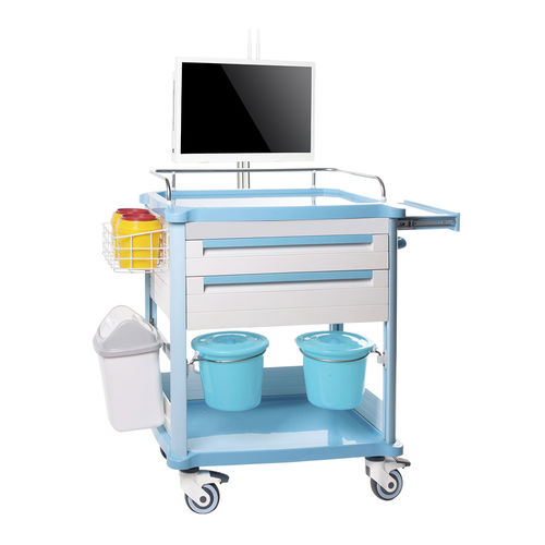 Medical trolley - HS-T-15 - Shandong HESOURCE Medical Equipment - hospital / for general purposes / lifting