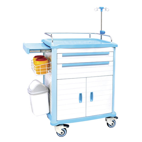 Emergency cart - HS-D-06 - Shandong HESOURCE Medical Equipment - medical / for general purposes / loading