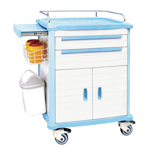 Medical trolley - HS-A-06 - Shandong HESOURCE Medical Equipment - medicine / transport / service