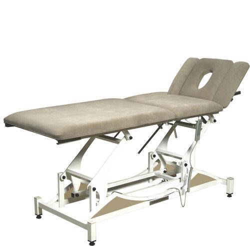 Electric examination table - FİZYOTABLE 5000 - Fizyomed - height-adjustable / with adjustable backrest / 3-section