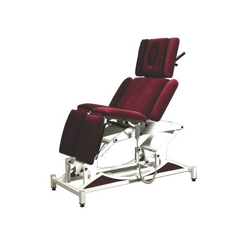 Physiotherapy examination table - FİZYOTABLE 10000 - Fizyomed - electric / height-adjustable / with adjustable backrest