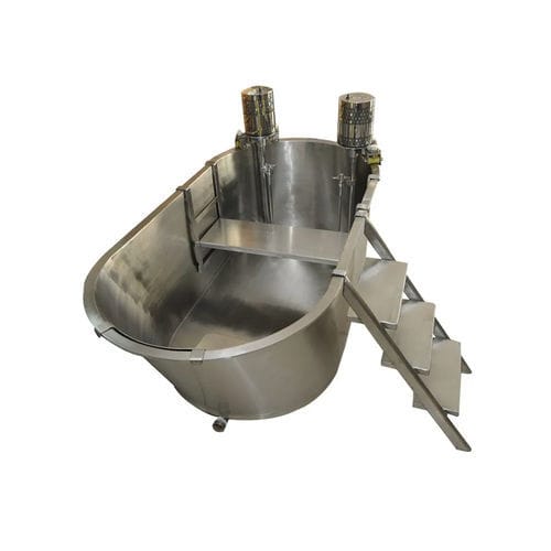 Manual medical bathtub - FİZYOPOOL 6000 - Fizyomed - height-adjustable