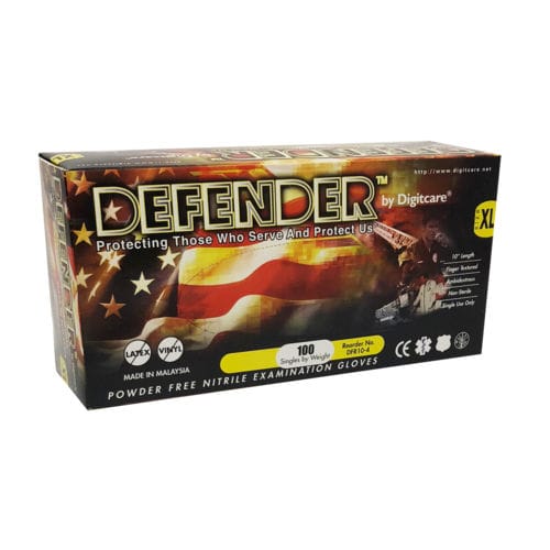Latex gloves - Defender™ - Digitcare Corporation - nitrile / medical / powder-free