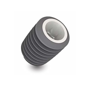 Titanium dental implant - S-T  series - Novodent - internal hexagon / short / tissue level