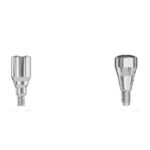 Titanium healing abutment - S-B series - Novodent - internal hexagon / straight / screw