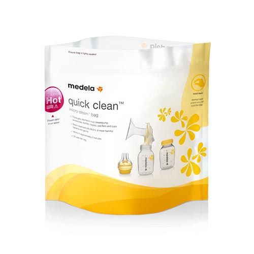 Breast milk bag - Quick Clean™ - MEDELA - handheld