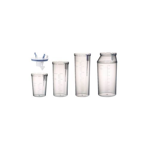 Body fluids suction jar - RCS - MEDELA - polysulfone / autoclavable