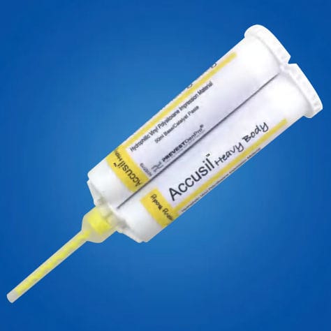 Vinyl polysiloxane dental material - ACCUSIL HEAVY BODY - PREVEST DENPRO LIMITED - for dental bridges / for dental crowns / for dental inlays
