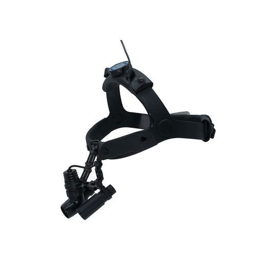 Headband-type surgical loupe - HL005 - FOSHAN JINGLE MEDICAL EQUIPMENT CO., LTD - with headlamp / with flip-up system / Ergo