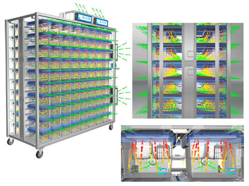 Mice animal research cage - RAIR HD - LAB PRODUCTS - modular / ventilated Mice animal research cage - RAIR HD - LAB PRODUCTS - modular / ventilated