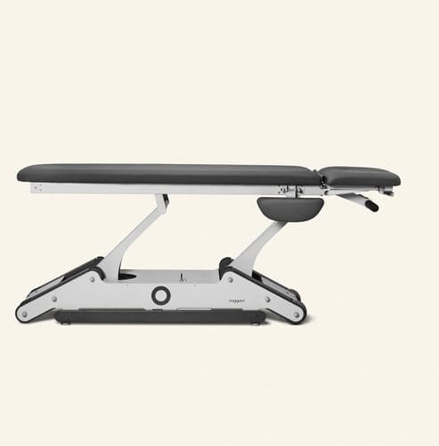 Electric massage table - N'Go 2W - Naggura - on casters / with adjustable height backrest / with armrests