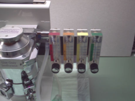 Animal research veterinary anesthesia workstation - PS-30458 - Rothacher Medical - for small animals / wall-mounted