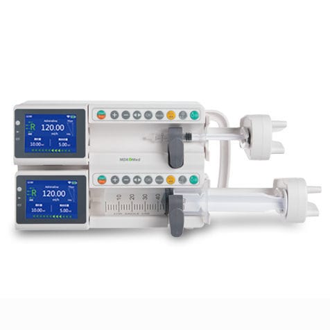 2-channel syringe pump - MS32 - Lianying Medical Technology - with touch screen / wireless