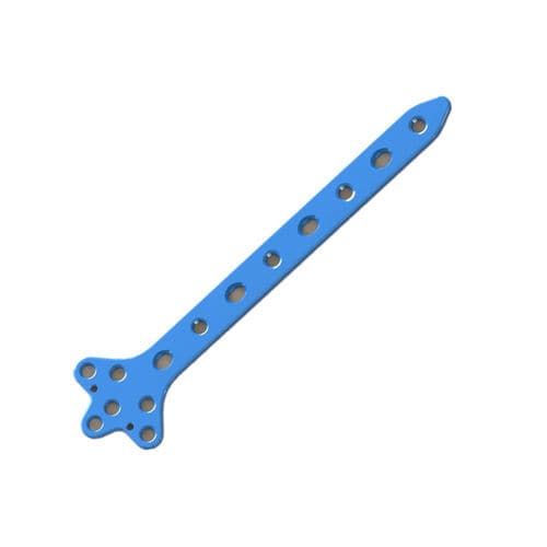Fibula compression plate - 1307-0830 - SurgTech - locking / titanium