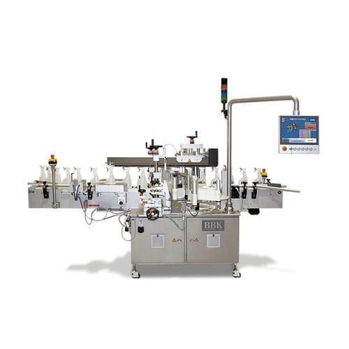 Bottle labeling machine - FM series - b+b Automations- und Steuerungstechnik GmbH - automatic / rotary