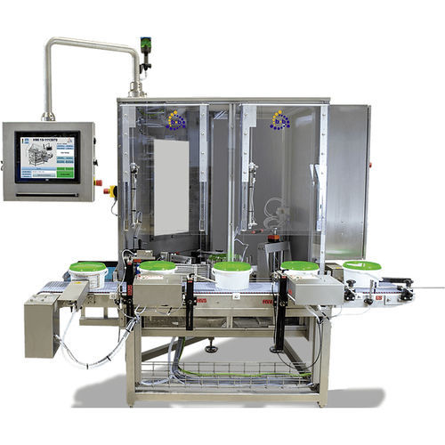 Container labeling system - VEE series - b+b Automations- und Steuerungstechnik GmbH - automatic