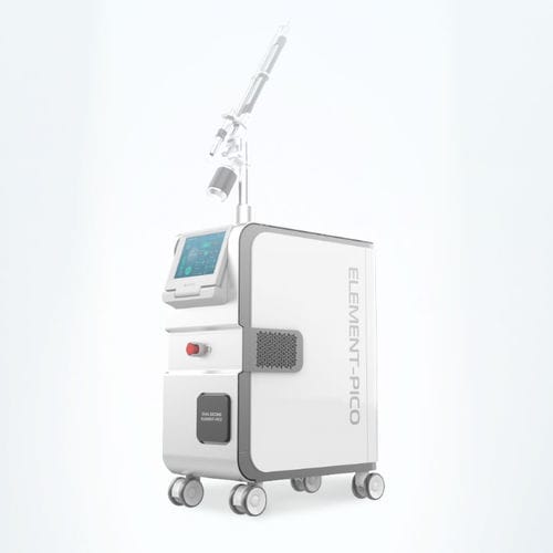 Pigmented lesion treatment laser - ELEMENT-PICO - Elemenic - skin rejuvenation / Nd:YAG / trolley-mounted