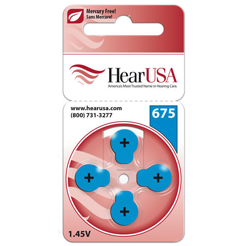 Hearing aid battery HSA67540 HearUSA