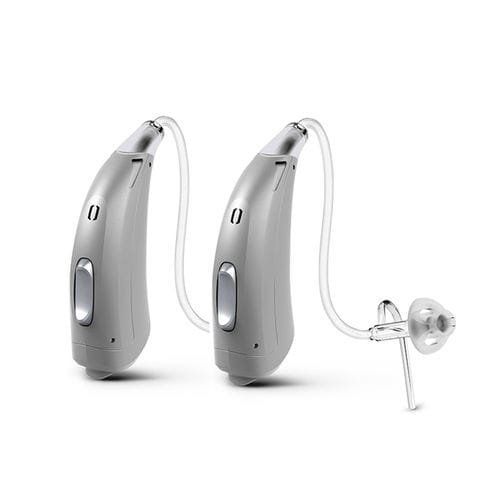 Mini BTE hearing aid - DUO G4 - Audio-Service - rechargeable / telecoil / beige