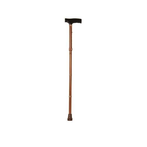 T-handle walking stick - STH097 series - Abronn - height-adjustable / anti-slip