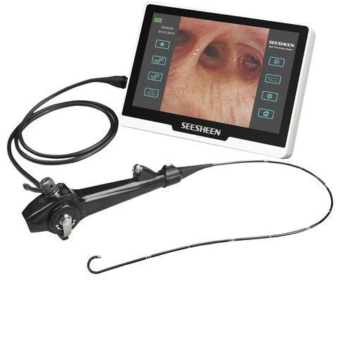 Video bronchoscope with integrated video monitor - BR-1231 - Zhuhai Seesheen Medical Technology