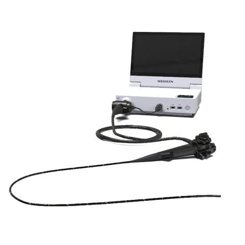 High-definition video gastroscope - Zhuhai Seesheen Medical Technology - full HD / with integrated video monitor