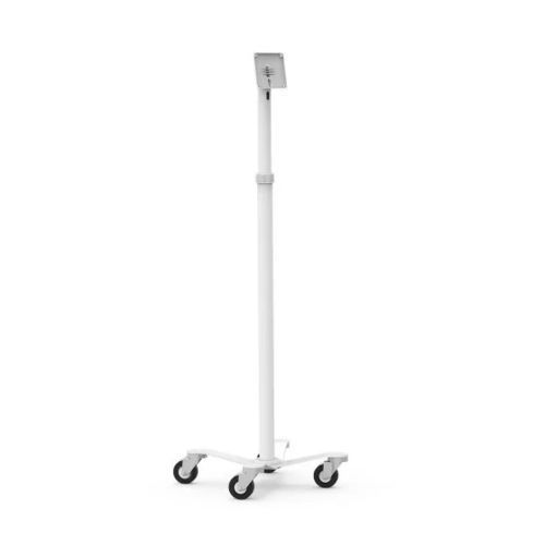 Tablet PC computer cart - Medical Rolling Kiosk for VESA Monitors - Rise Freedom - Maclocks / Compulocks - secure