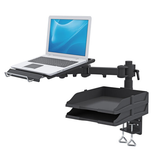 Laptop support arm - 3350B - Diwei Industrial Co., Ltd. - desk / with keyboard arm