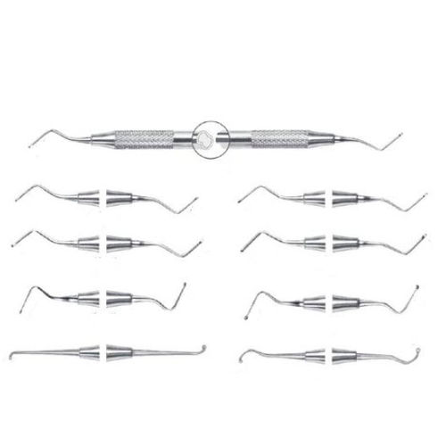 Doubleended dental excavator J+K Chirurgische Instrumente