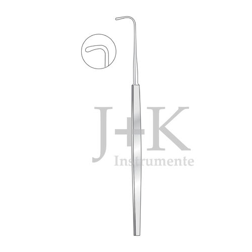 Ophthalmic surgical hook - E1-1080-1082 - J+K Chirurgische Instrumente