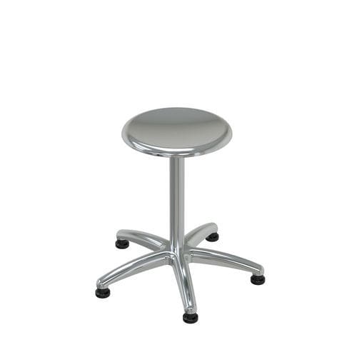 Healthcare facility stool - 108318 - Adexte - height-adjustable / gray