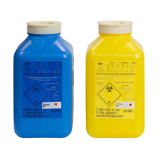 Waste container - MULTIWAY SYSTEM® - JCE BIOTECHNOLOGY - polyethylene