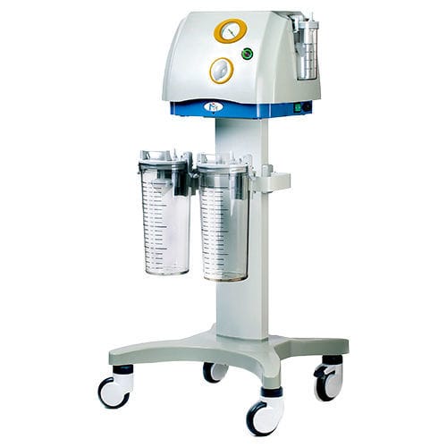 Electric surgical suction pump - PRIME 50 - (UAB) "MEDICINOS GIJA" - for gynecologic surgery / on casters