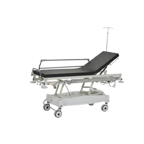 Transport stretcher trolley - AD-227.K - DUMAN HOSPITAL FURNITURE - manual / with adjustable backrest / 2-section