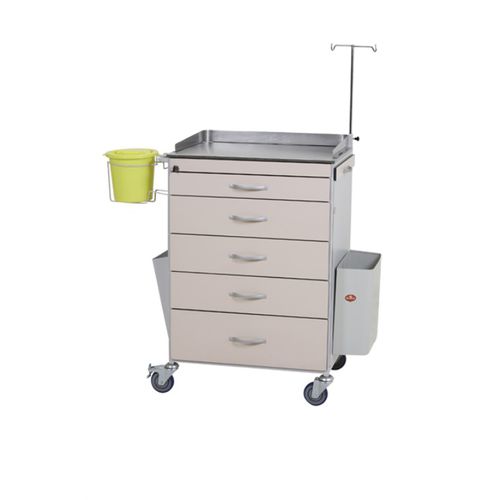 Medical trolley - AD-219.Z - DUMAN HOSPITAL FURNITURE - for general purposes / multi-function / 5-drawer