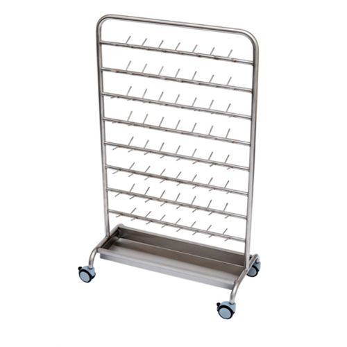 Medical trolley - AD-885.02 - DUMAN HOSPITAL FURNITURE - for general purposes / dressing / stainless steel
