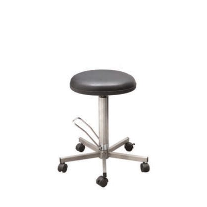 Healthcare facility stool - AD-261.H - DUMAN HOSPITAL FURNITURE - height-adjustable / rotating / hydraulic