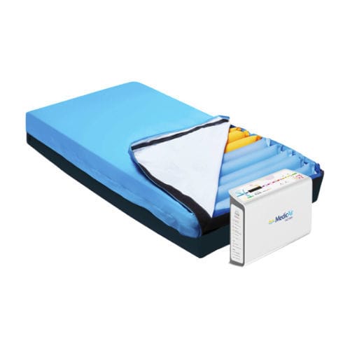 Hospital bed mattress - FLOW - ServiceMed SpA - fabric / latex / anti-decubitus
