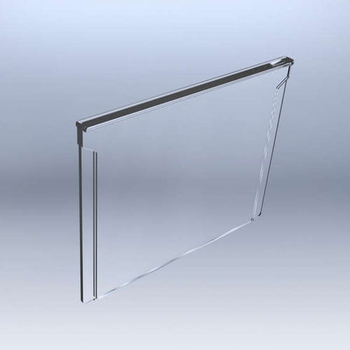 Polycarbonate drawer divider - 002.1080 - SEBA HANDELS