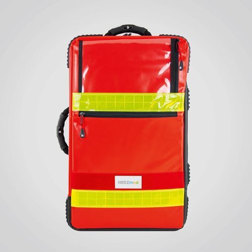 Oxygen cylinder backpack - WaterStop X1 - HERZmed GmbH - emergency / shoulder strap / handle