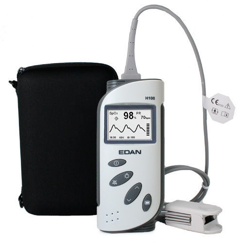 Compact pulse oximeter - H100B - HERZmed GmbH - fingertip / hand-held / medical