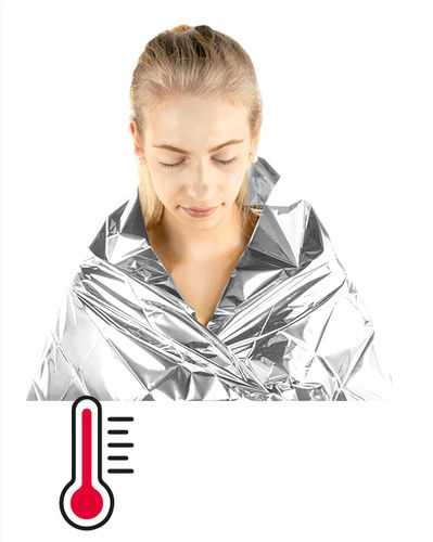 Warming blanket - 700100 - HERZmed GmbH - cooling / emergency / aluminum