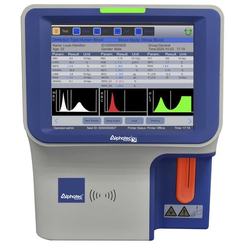 Automatic hematology analyzer - 37 - ALPHATEC SCIENTIFIC - compact / 22-parameter / 3-part differentiation